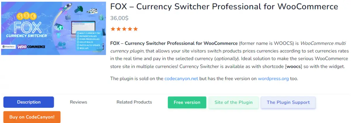 WooCommerce Currency Switcher by PluginUs.Net