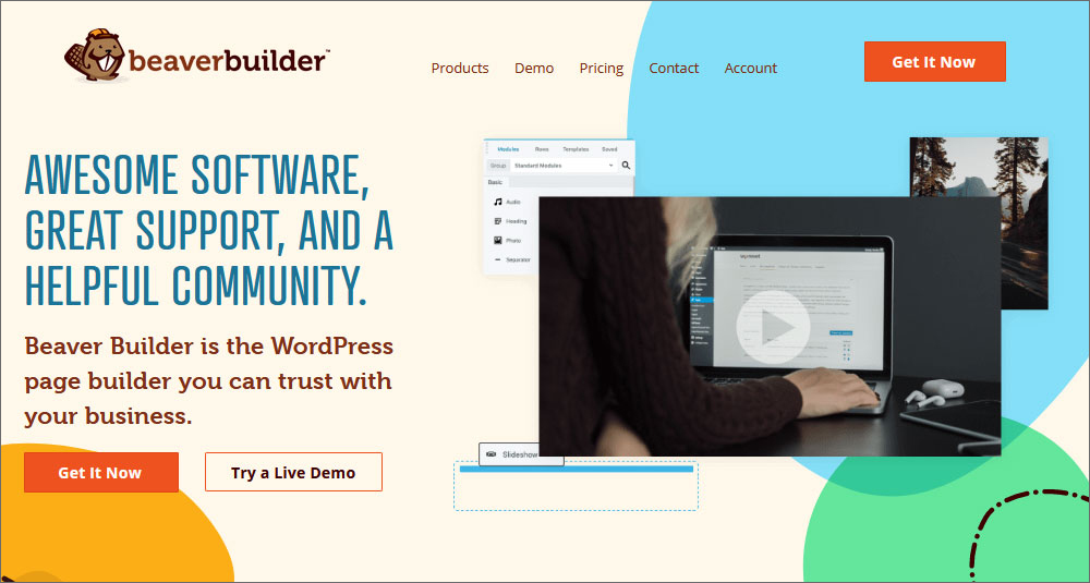 beaver builder-wordpress page builder