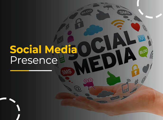 social media presence is necessary for web design company
